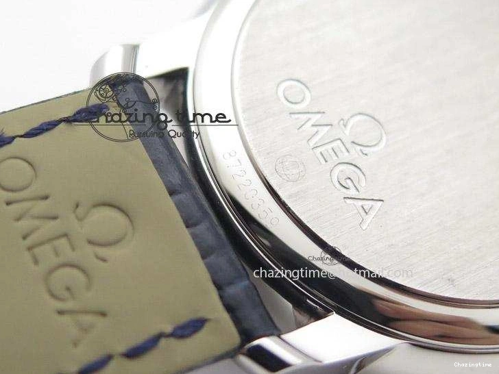 0701 De Ville MK 1:1 Best Edition SS Blue Dial On Black Leather Strap A Lightweight 8258